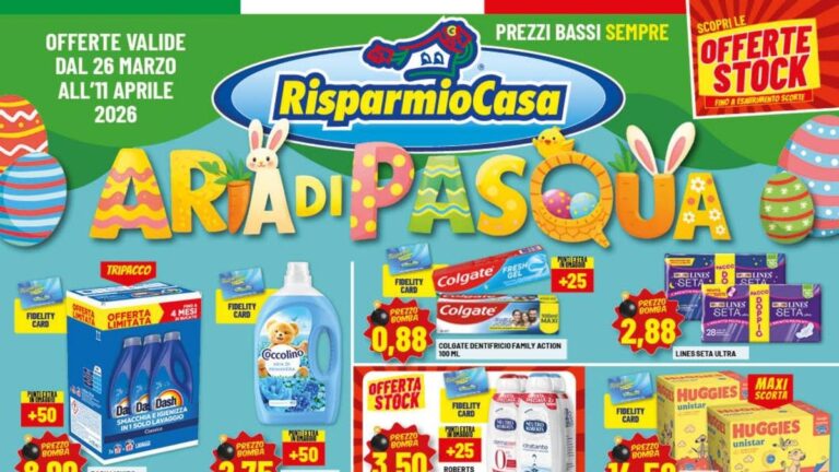 Volantino Risparmio Casa dal 26 marzo 2026