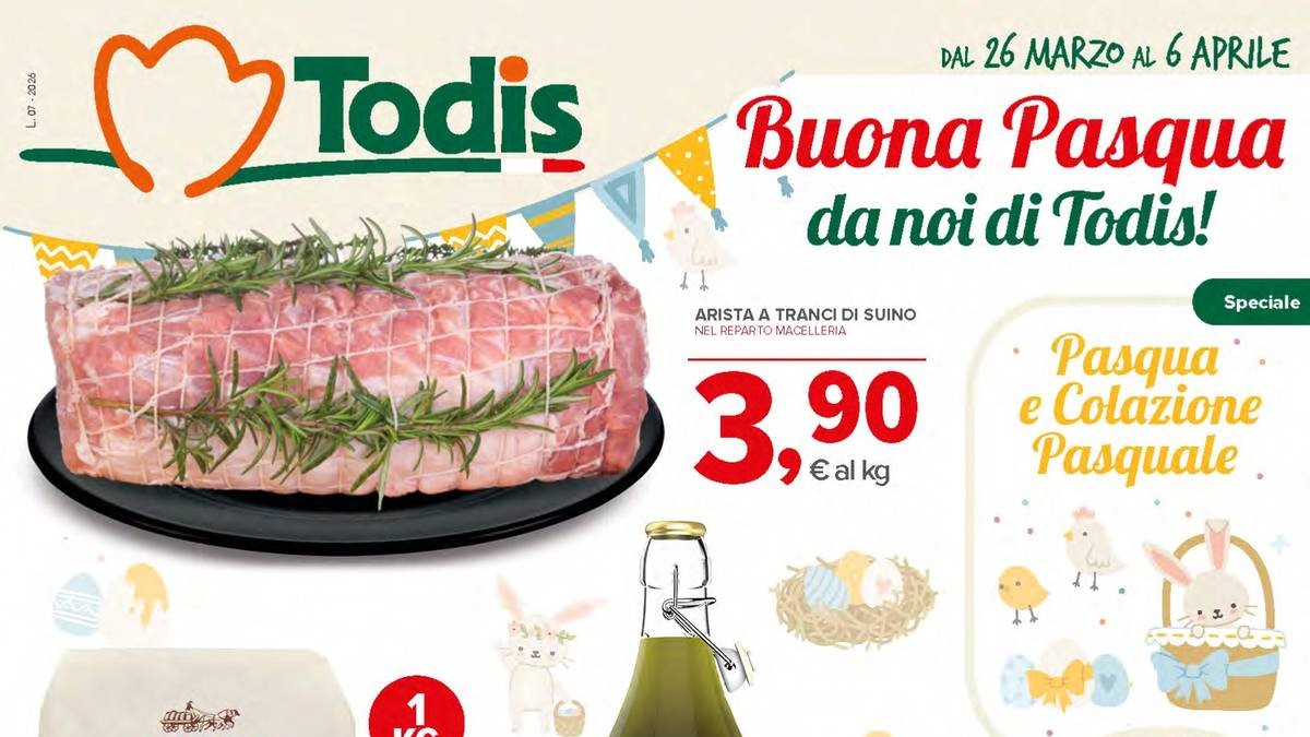 Volantino Todis dal 26 marzo 2026