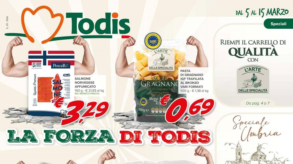 Volantino Todis dal 5 marzo 2026