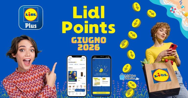 Lidl Points premi Giugno 2026