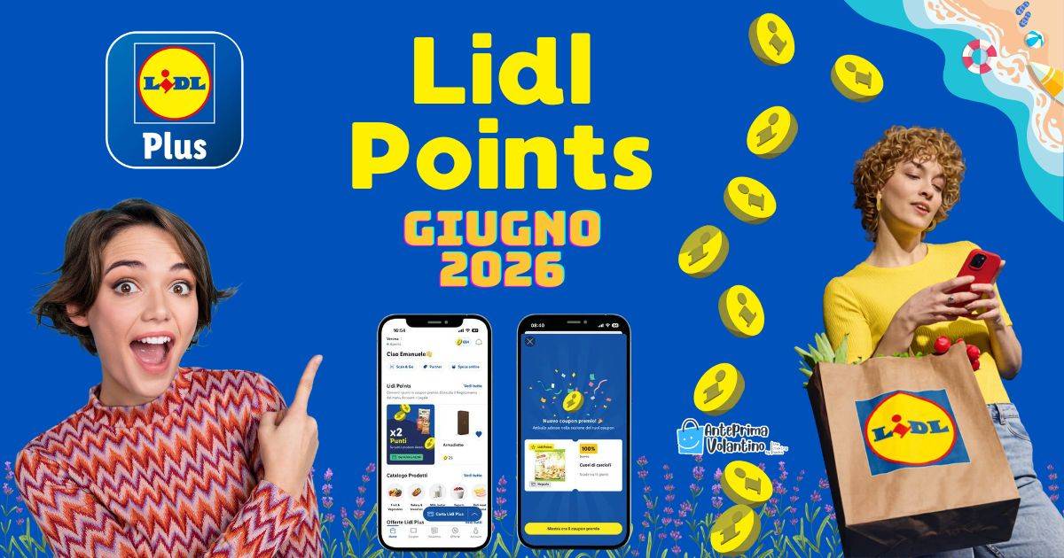 Lidl Points premi Giugno 2026