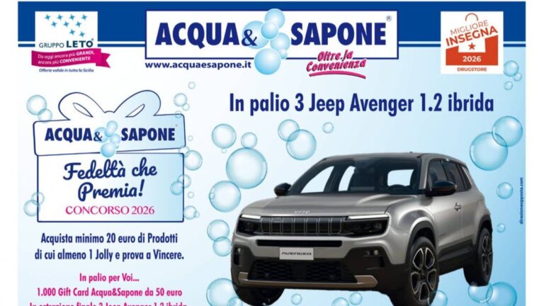 Volantino Acqua e Sapone Sicilia dal 20 aprile 2026