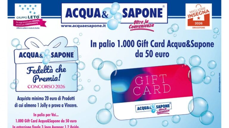 Volantino Acqua e Sapone Sicilia dal 7 aprile 2026