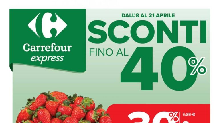 Volantino Carrefour Express dal 8 aprile 2026