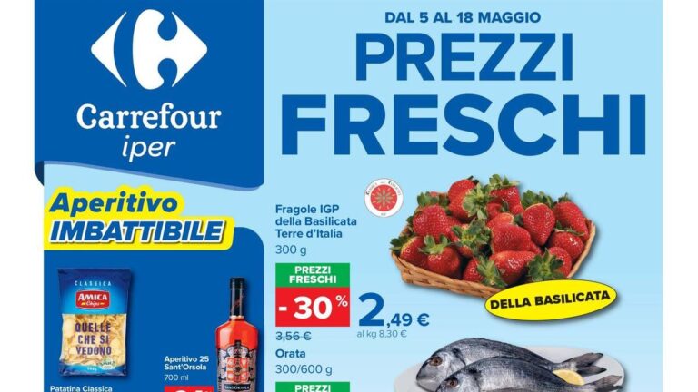 Volantino Carrefour Iper dal 5 maggio 2026