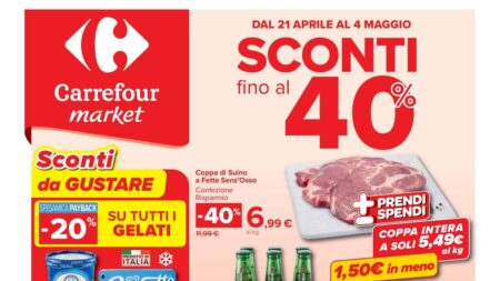 Volantino Carrefour Market dal 21 aprile 2026
