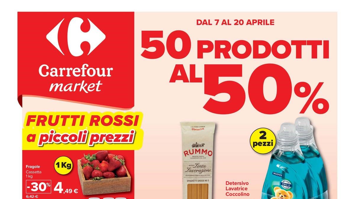 Volantino Carrefour Market dal 7 aprile 2026