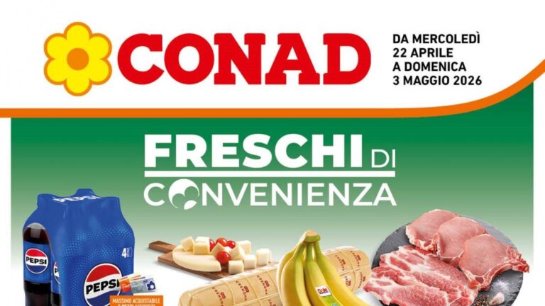 Volantino Conad Campania dal 22 aprile 2026