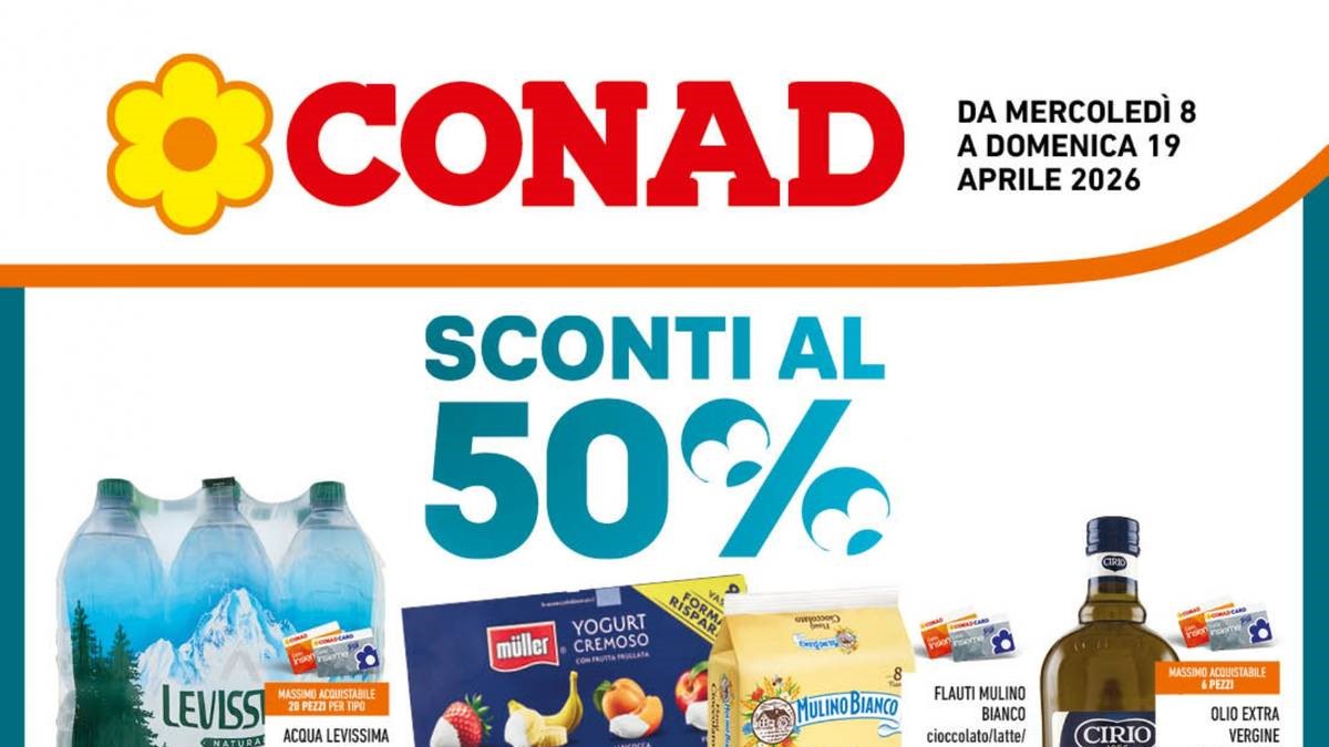 Volantino Conad Campania dal 8 aprile 2026