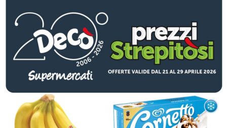 Volantino Decò dal 21 aprile 2026