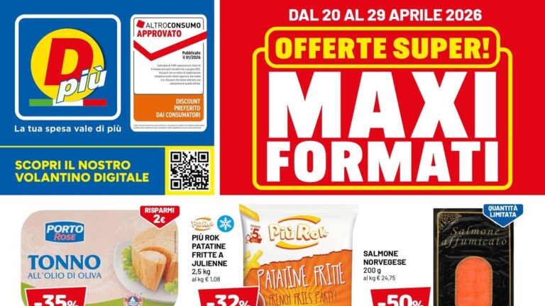 Volantino DPiù dal 20 aprile 2026