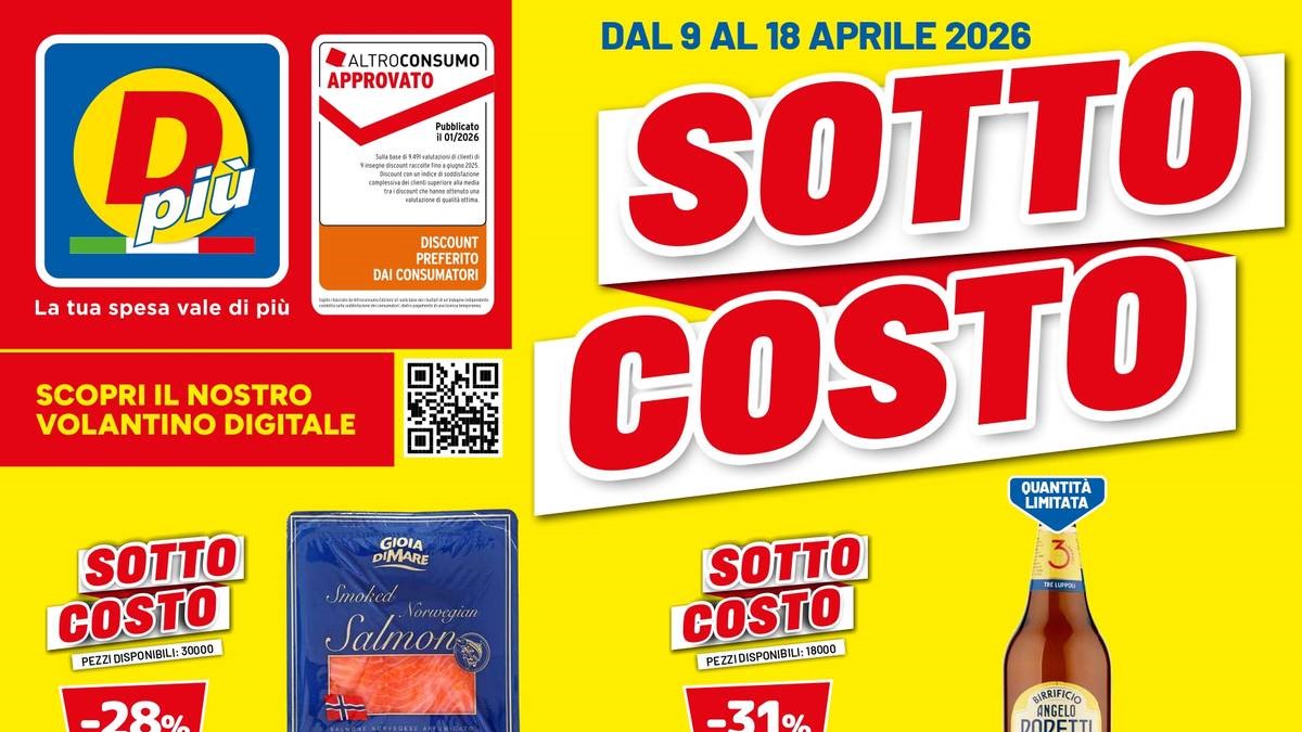 Volantino DPiù dal 9 aprile 2026