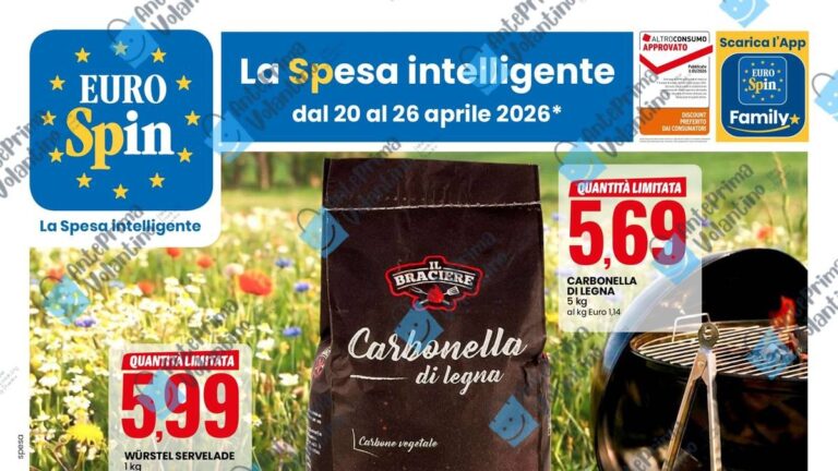Volantino Eurospin dal 20 aprile 2026