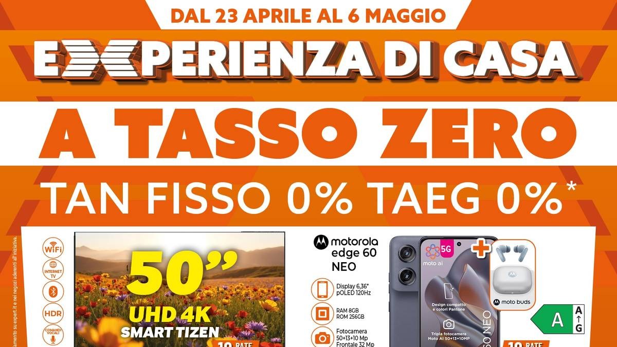 Volantino Expert dal 23 aprile 2026