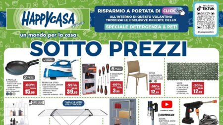 Volantino Happy Casa dal 15 aprile 2026