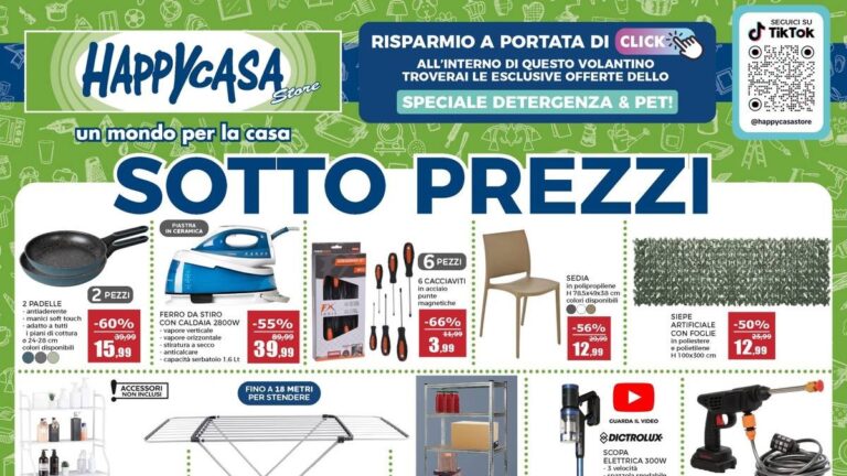 Volantino Happy Casa dal 15 aprile 2026