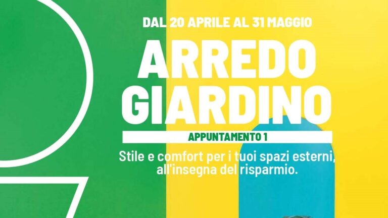 Volantino Iper Arredo Giardino dal 20 aprile 2026