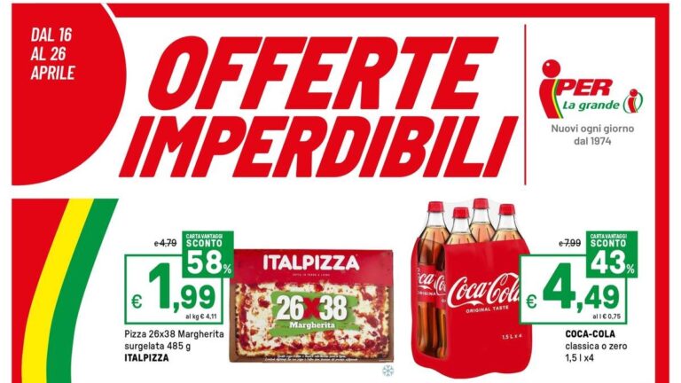 Volantino Iper dal 16 aprile 2026