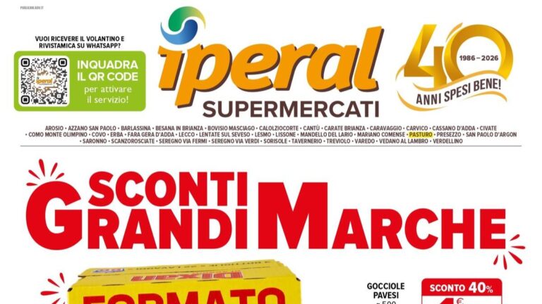 Volantino Iperal dal 22 aprile 2026