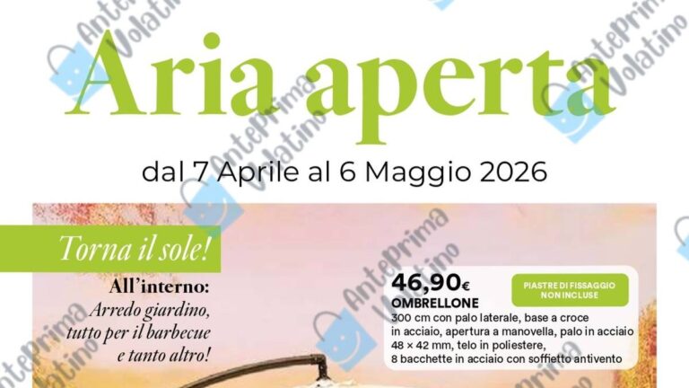 Volantino Ipercoop Aria Aperta dal 7 aprile 2026