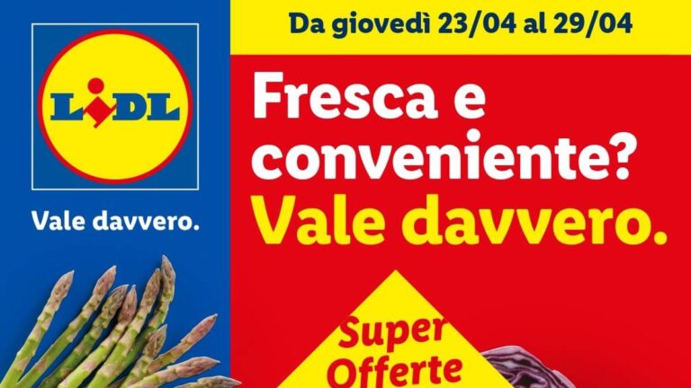 Volantino Lidl Frutta e Verdura dal 23 aprile 2026