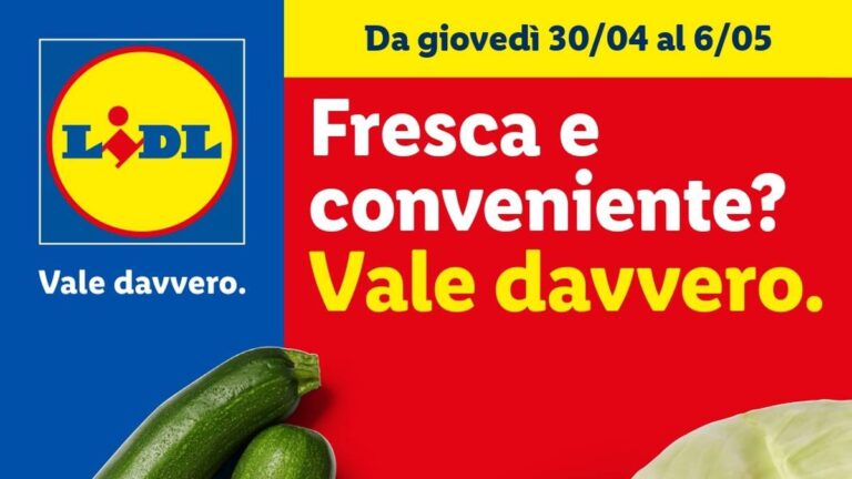Volantino Lidl Frutta e Verdura dal 30 aprile 2026