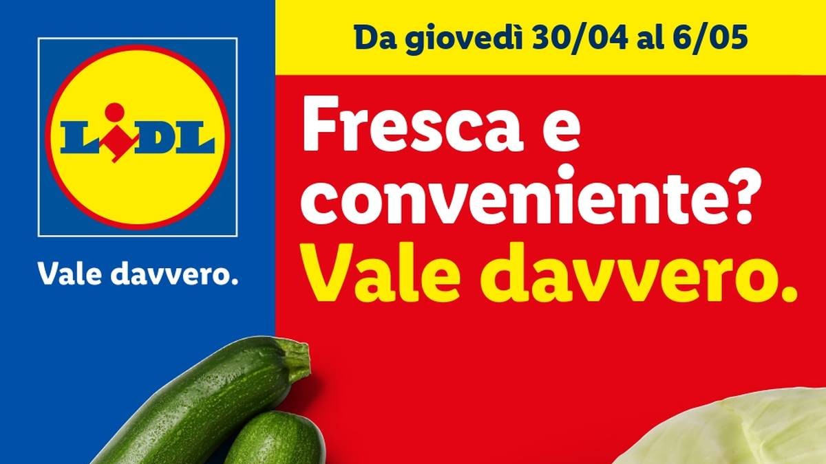 Volantino Lidl Frutta e Verdura dal 30 aprile 2026