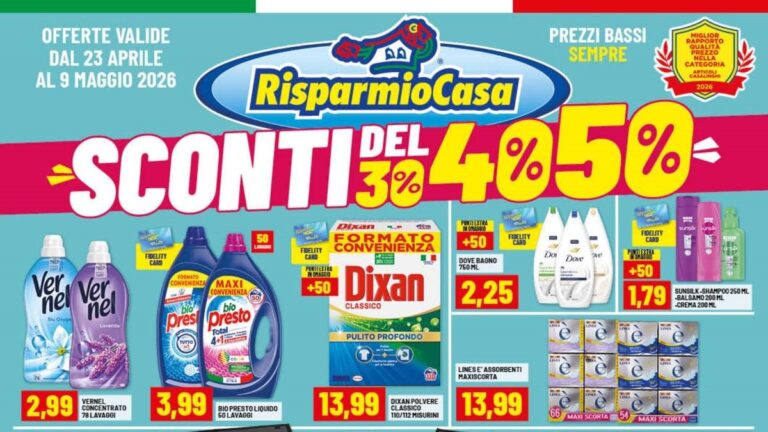 Volantino Risparmio Casa dal 23 aprile 2026