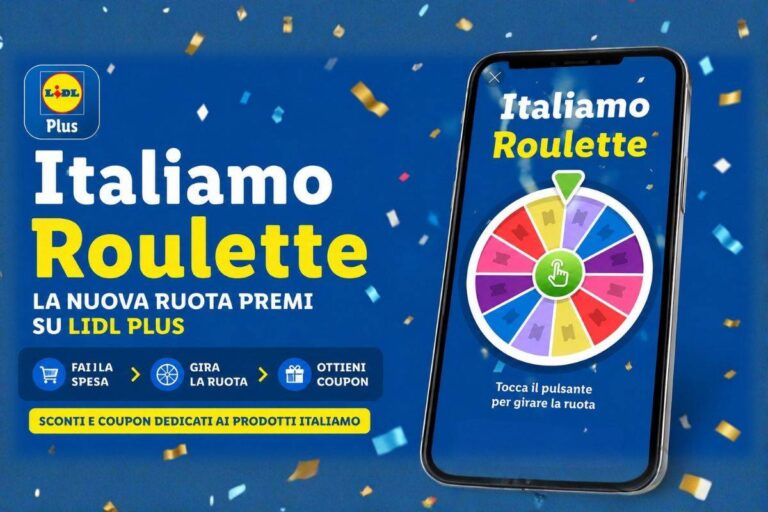 Lidl Plus Italiamo Roulette, arriva la nuova ruota premi dopo Lidl Points