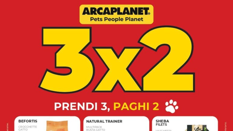 Volantino Arcaplanet dal 28 maggio 2026