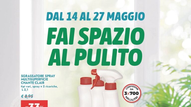 Volantino Bennet dal 14 maggio 2026
