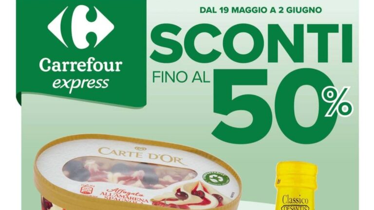 Volantino Carrefour Express dal 19 maggio 2026