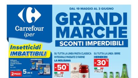 Volantino Carrefour Iper dal 19 maggio 2026