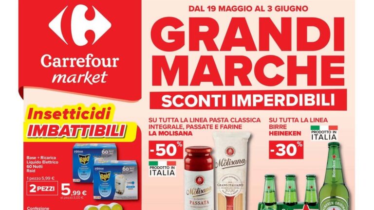 Volantino Carrefour Market dal 19 maggio 2026