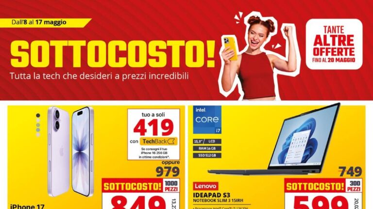 Volantino Comet dal 8 maggio 2026