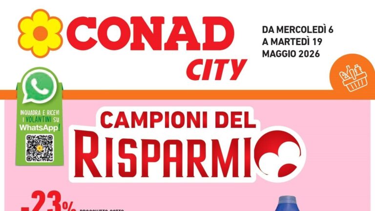 Volantino Conad City dal 6 maggio 2026