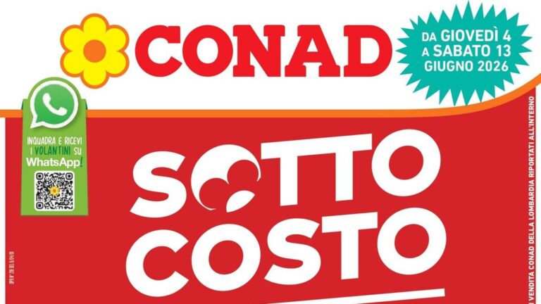 Volantino Conad dal 4 giugno 2026