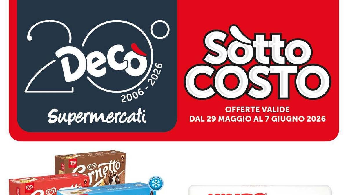 Volantino Decò Supermercati dal 29 maggio 2026