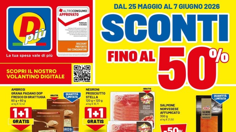 Volantino DPiù dal 25 maggio 2026