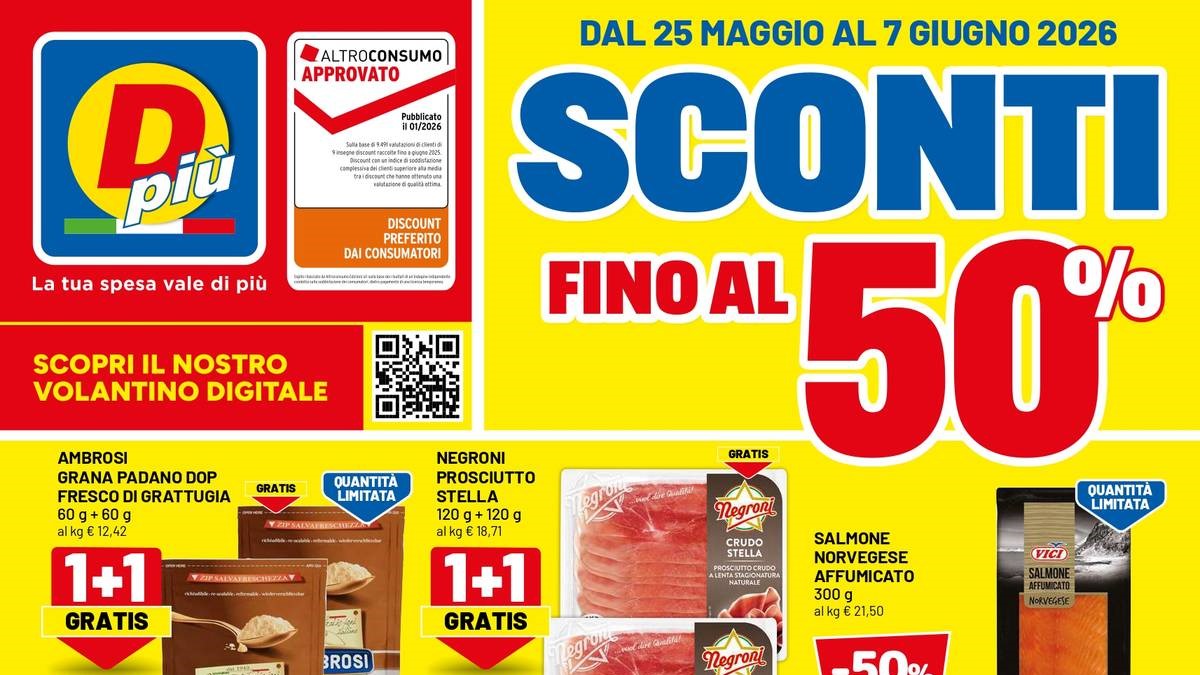 Volantino DPiù dal 25 maggio 2026