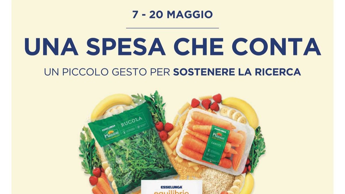 Volantino Esselunga Ricerca Airc dal 7 maggio 2026