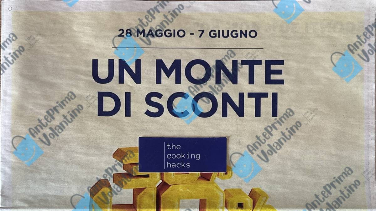 Volantino Esselunga dal 28 maggio 2026