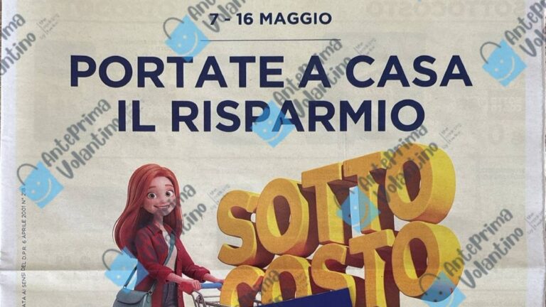 Volantino Esselunga dal 7 maggio 2026