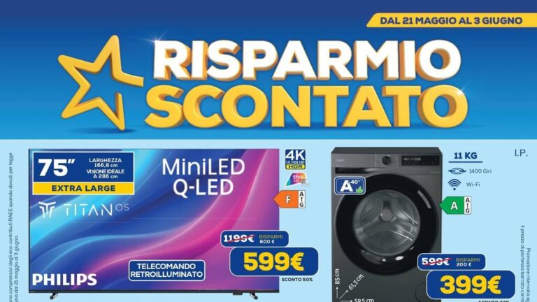Volantino Euronics dal 21 maggio 2026