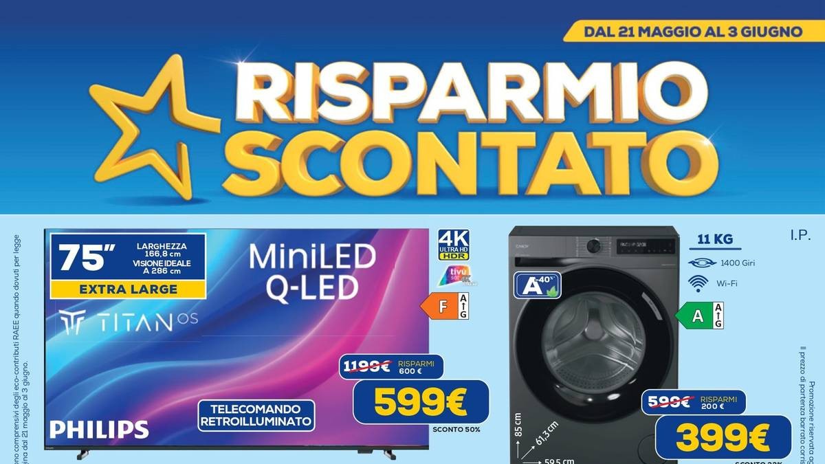 Volantino Euronics dal 21 maggio 2026