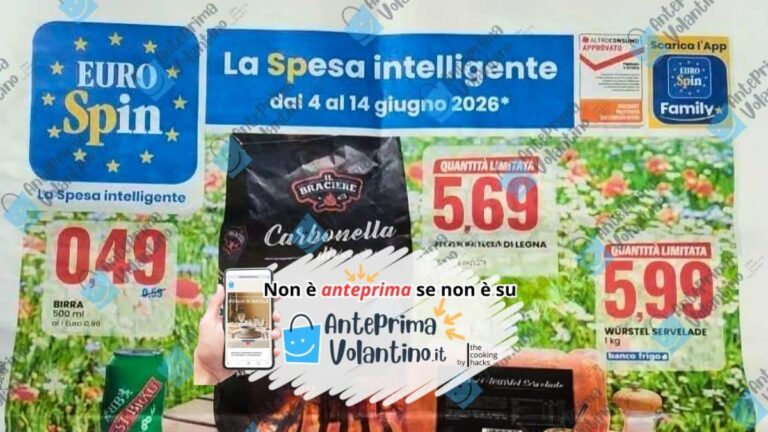Volantino Eurospin dal 4 giugno 2026