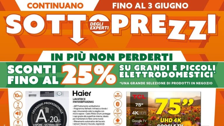 Volantino Expert dal 21 maggio 2026