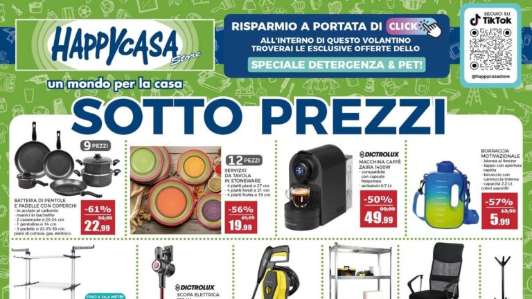 Volantino Happy Casa dal 13 maggio 2026