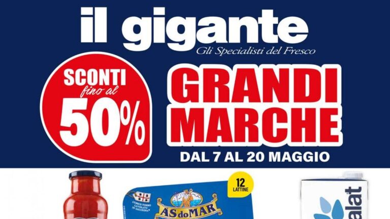 Volantino Il Gigante dal 7 maggio 2026