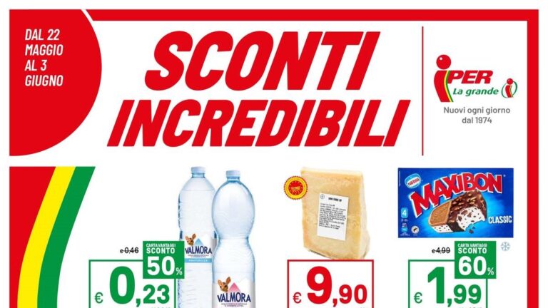 Volantino Iper dal 22 maggio 2026